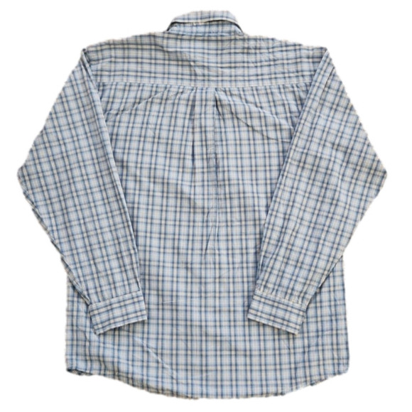 Twenty X by Wrangler Blue & White Plaid Button-Up Shirt - Picture 4 of 10